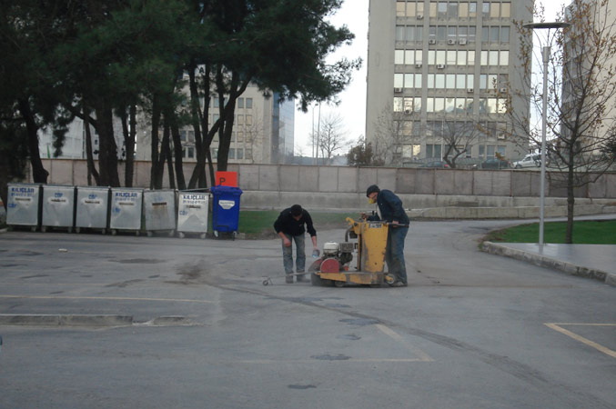 İTÜ Ayazağa Kampüsü Otopark Yapım Ve Asfaltlama Çalışmaları