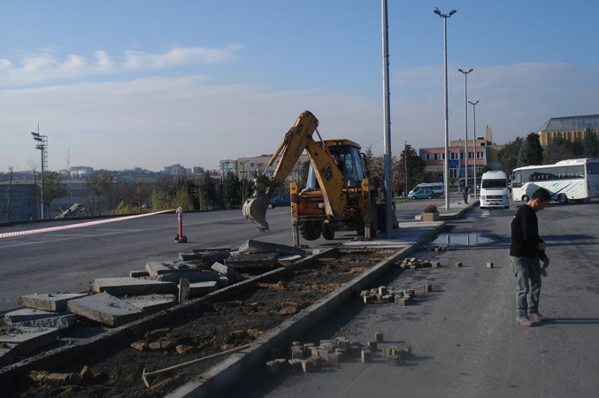 İTÜ Ayazağa Kampüsü Otopark Yapım Ve Asfaltlama Çalışmaları