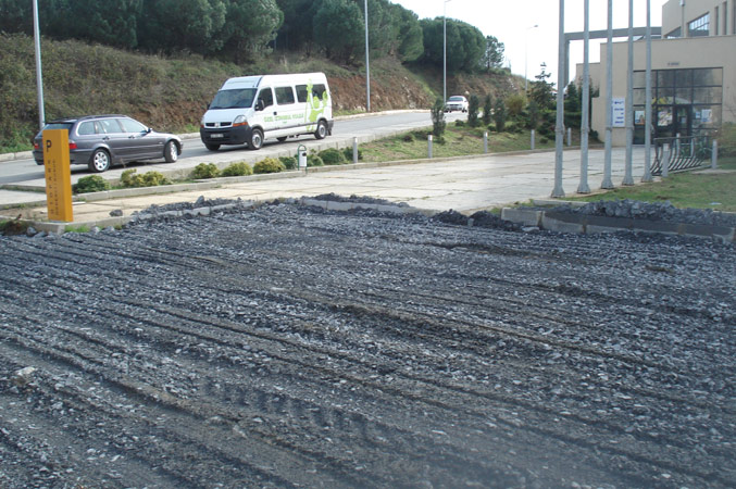 İTÜ Ayazağa Kampüsü Otopark Yapım Ve Asfaltlama Çalışmaları