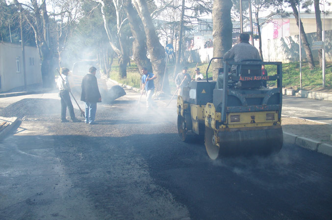 İTÜ Ayazağa Kampüsü Yol Onarım İşleri