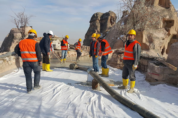 Nevşehir Uçhisar Kayabaşı Sokak Altyapı Onarım, Elektrik ve Mekanik Tesisat Döşenmesi İşleri