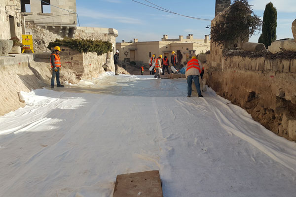 Nevşehir Uçhisar Kayabaşı Sokak Altyapı Onarım, Elektrik ve Mekanik Tesisat Döşenmesi İşleri