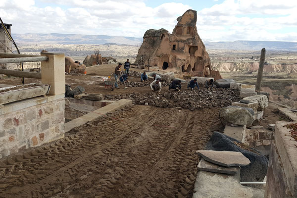 Nevşehir Uçhisar Kayabaşı Sokak Altyapı Onarım, Elektrik ve Mekanik Tesisat Döşenmesi İşleri